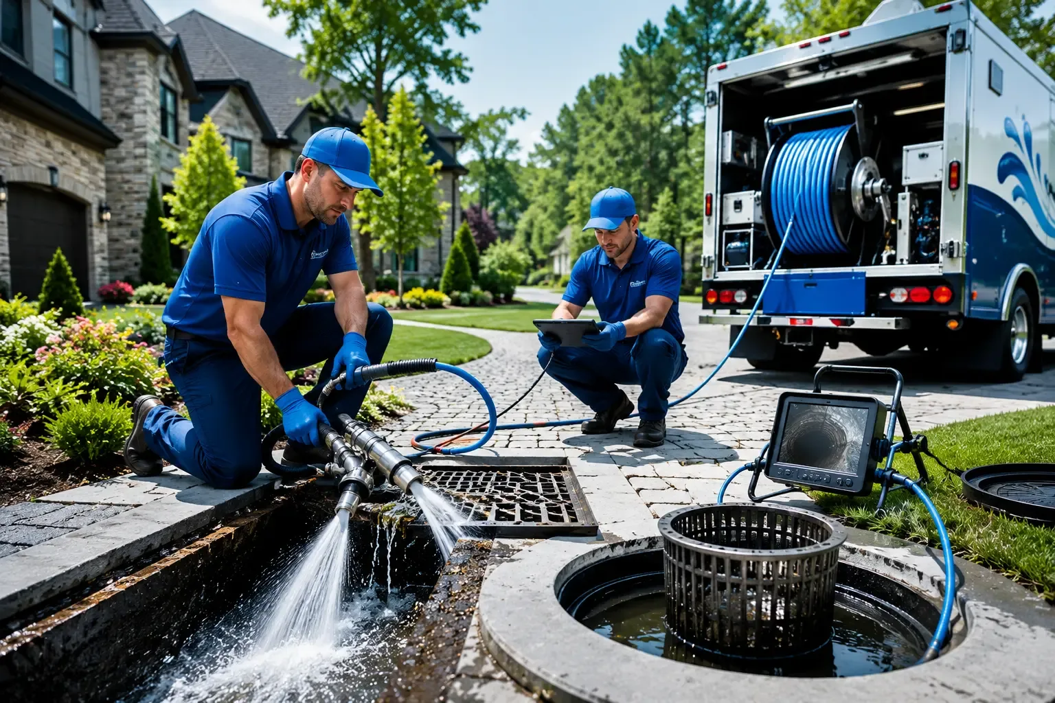 Local outdoor drain cleaning professionals in Ashley, OH
