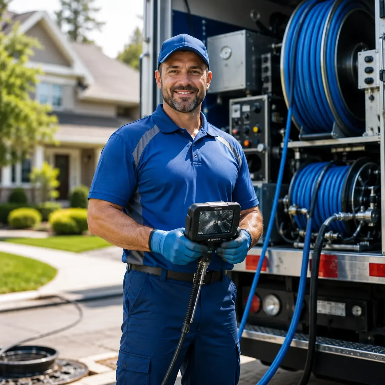 Local outdoor drain cleaning specialists in Ashley, OH